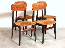 SET 4 SEDIE IN TEACK ANNI 60 VINTAGE MODERNARIATO INTERIOR DESIGN ARREDO CHAIR