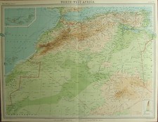 1922 Grande Mappa Antica