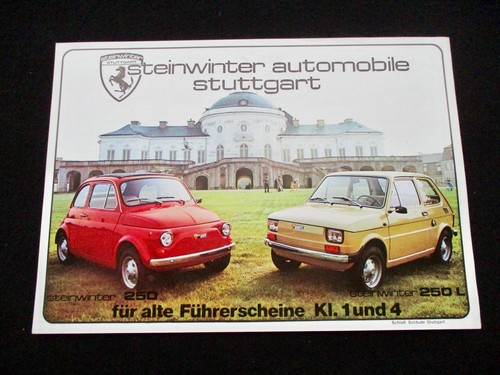 Steinwinter fiat 500 - 500, 126