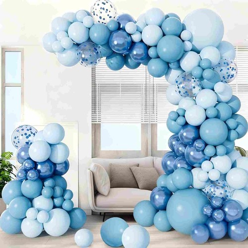 Kit arco palloncini azzurri - kit,