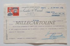 FABBRICA CANDELE ANSELMI & CASALE PADOVA - Carta Intestata 1934