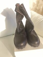 stivali in pelle Gucci 38 neri usati