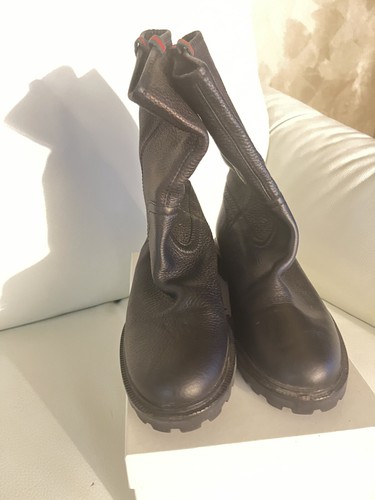 Stivali pelle gucci neri - pelle,