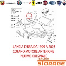 LANCIA LYBRA DA 1999 COFANO