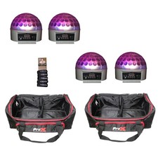 4x Blizzard Snowball DMX RGBW