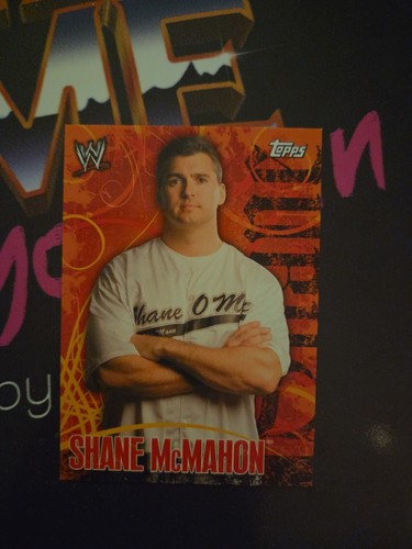 Topps wwe wwf shane - wwe,