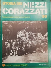 storia dei mezzi corazzati  senza fascicolo interno 56 fabbri 1 edizione 1976