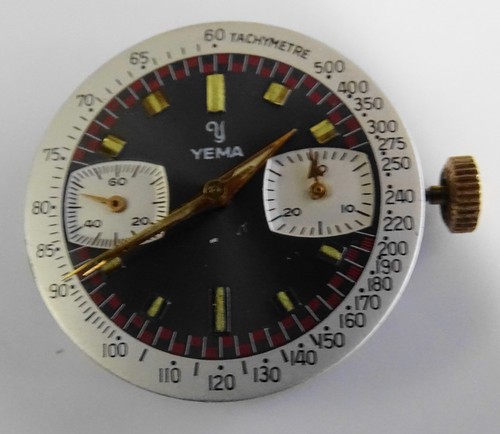 Vintage mouvement yema chrono - yema,