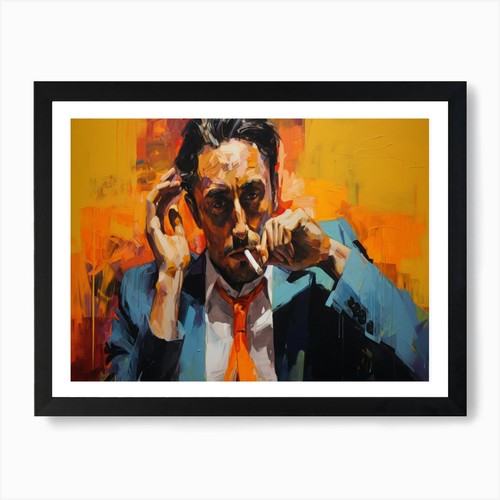Uomo che fuma una - , 1