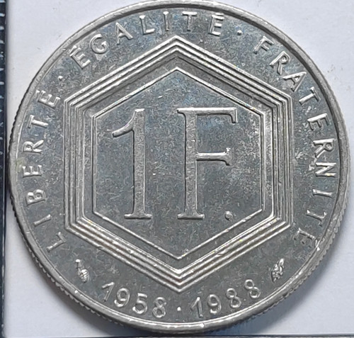 Franc charles gaulle 1988 - franc,
