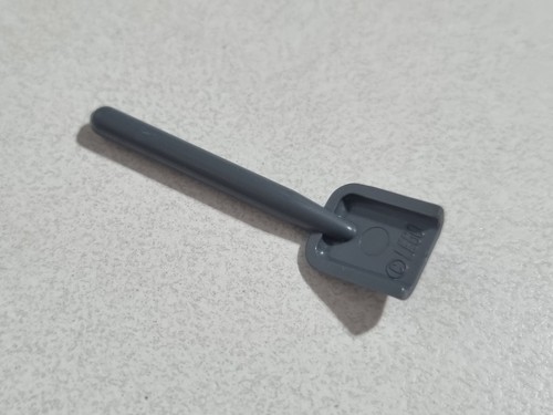 Lego 3837 pezzo pala grigio - lego,