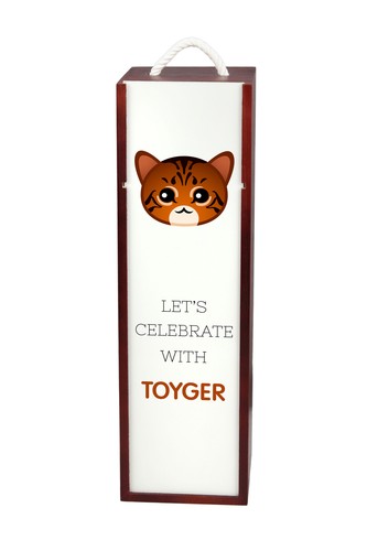 Toyger gatto cassa vino - cassa,
