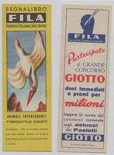 SEGNALIBRO FILA SERIE ANIMALI INTERESSANTI PTERODATTILO GIGANTE GIOTTO ROSSO