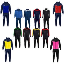 TUTA SPORTIVA UNISEX GIVOVA ROMA O VISA MELANGE FELPATA CON CAPPUCCIO TRAINING