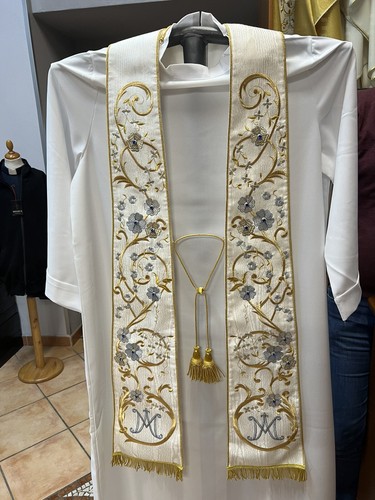 Stola mariana romana bianca - mariana,