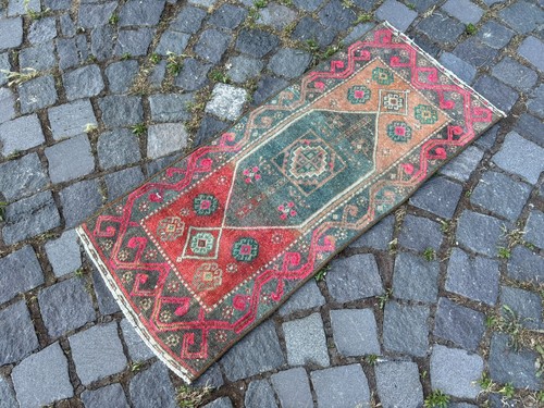 Tappeto vintage fatto mano - tappeto,