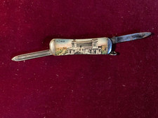 RARO COLTELLO DA TASCA VINTAGE: stupendo con lima per unghie e coltello - Roma - anni '50