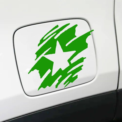 Adesivo stella militare - adesivo,