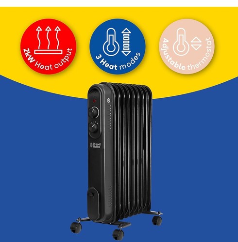Rusell hobbs 2000w radiatore - hobbs,