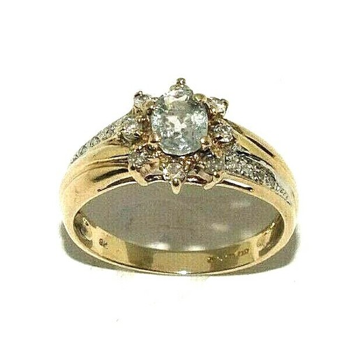 Donna 9ct oro - oro, giallo