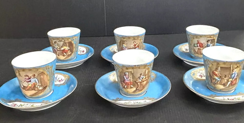 Antique sevres old paris - paris, hand