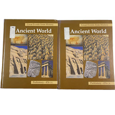 2 vol. THE ANCIENT WORLD : Great Events From History HC 2004 illust.