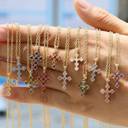 Collana croce pietra - collana, nascita