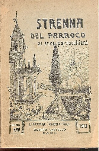 Strenna parroco 1913 sesto san - strenna,
