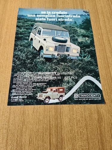 1973 innocenti land rover - land,