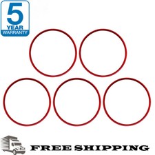 5x Anelli di sfiato aria rossi