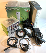 CONSOLE ARCADE XBOX 360 con scatola, ganci +12 giochi - testata funzionante *LEGGI*