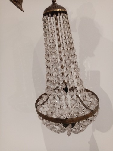 Vecchio lampadario gocce - , di