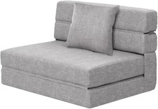 Divano Letto Futon, Futon Divano Pieghevole Con Cotone Di Memoria E Cuscino, Pol