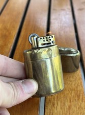 Accendino Vintage Trench Art Windshield Briquet Lighter