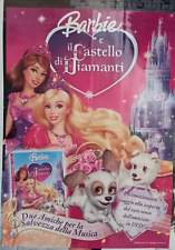 POSTER LOCANDINA VIDEOTECA BARBIE E IL CASTELLO DI DIAMANTI