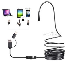 Endoscopio  Android  E PC, TYPE-C, Micro  USB E USB Telecamera  CON 6 LED 5 MT