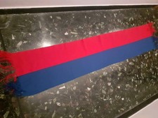 SCIARPA SCARF VINTAGE '80 PANNO ROSSOBLÙ GENOA BOLOGNA CAGLIARI