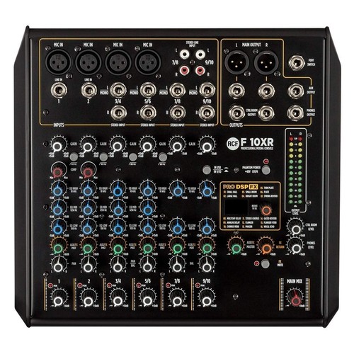 Mixer canali rcf 10xr con - mixer, f-10xr