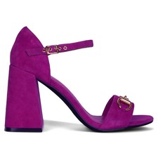 Jeffrey Campbell sandali tacco largo Pop Star viola 8445