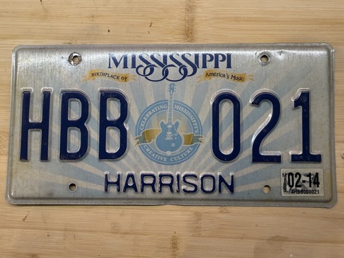 Vintage mississippi number - mississippi,