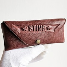 fodero occhiali da sole vista STING box case sunglasses astuccio custodia pelle