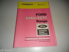 Manuale D'Officina Manuale Muletto Forklift Capricorno Ford 2260 2270 09/1980