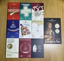 2 Euro CoinCard Vigili,Grazie,Roma,Pol.Eras.Falcone, Man.,Rita,Vespucci,Leonardo