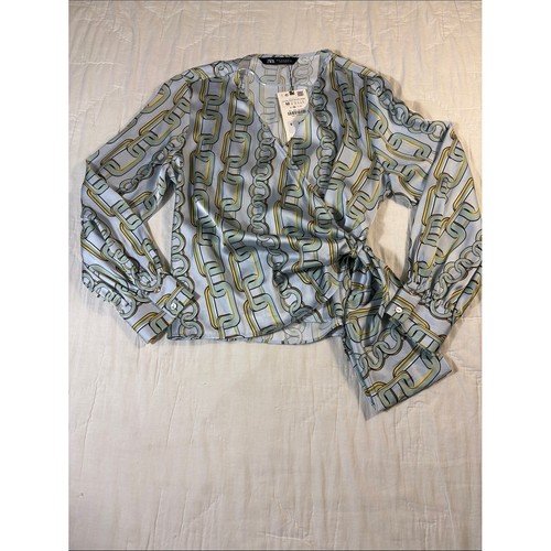 Blusa zara blu - blu, chiaro