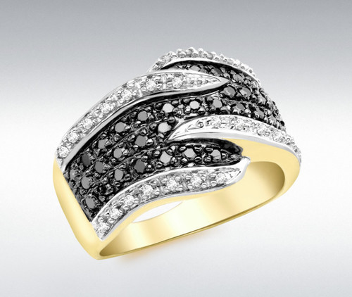 9ct oro giallo bianco nero - 9ct,
