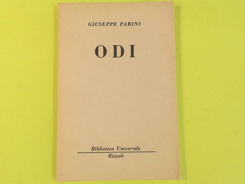 Odi giuseppe parini - giuseppe,