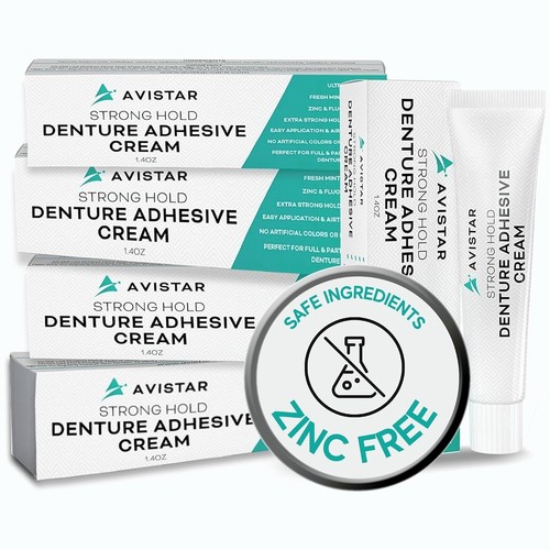 Crema adesiva per protesi