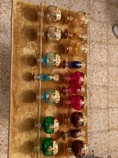 Set bicchieri vintage colorati - set,
