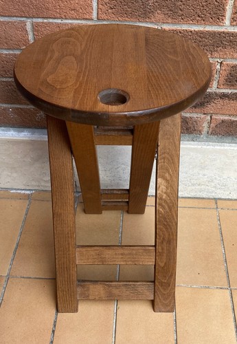 Vintage sgabello pieghevole - sgabello,