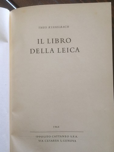 Libro della leica - il, leica.